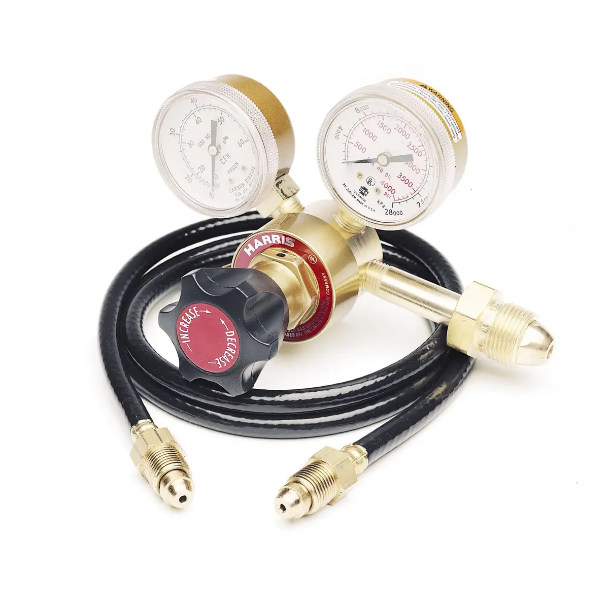 Lincoln Deluxe Adjustable Gas Regulator And Hose Kit - K586-1 1