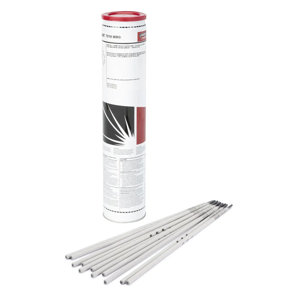 Lincoln Excalibur 7018 Mr Stick Elect. E7018/H4r 5/32", 30Lbs - Ed032590 1