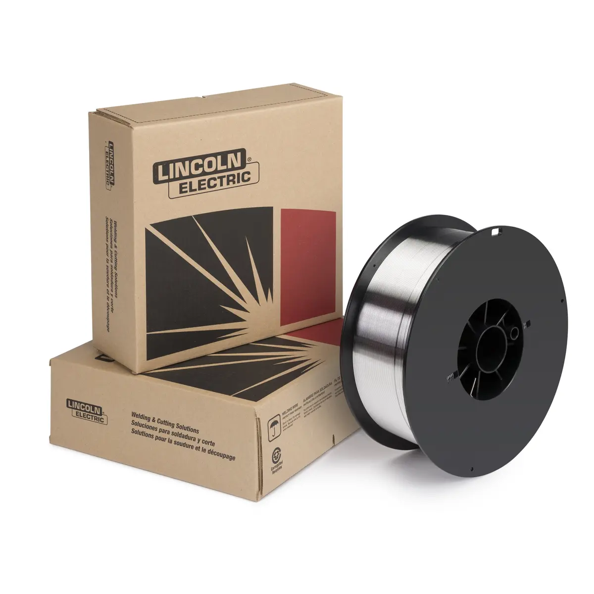 Lincoln Superglaze 4043 Aluminum Mig Wire, .035" (16 Lbs) - Ed028395 1
