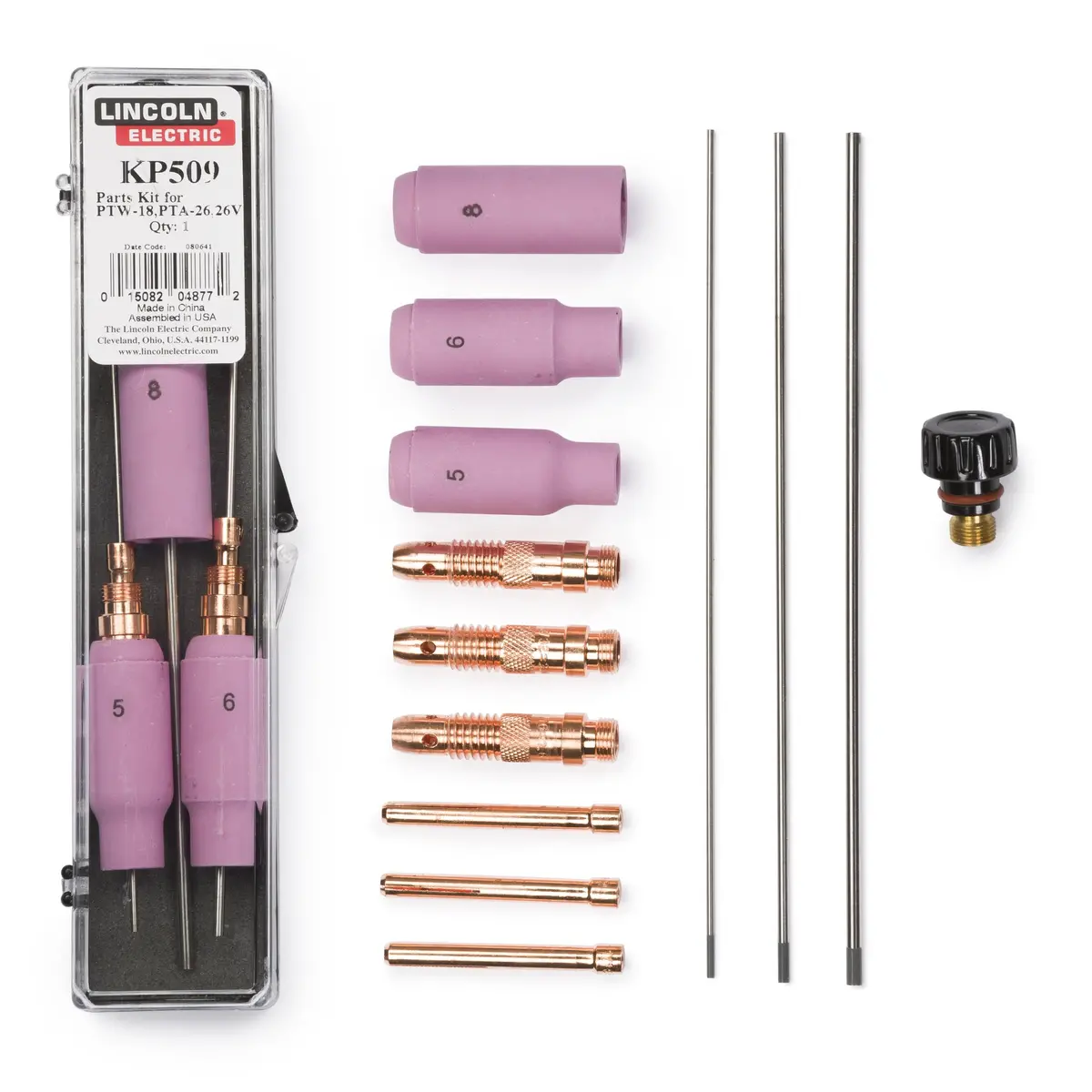 Lincoln Parts Kit For Ptw-18 And Pta-26 Series Torch - Kp509 1