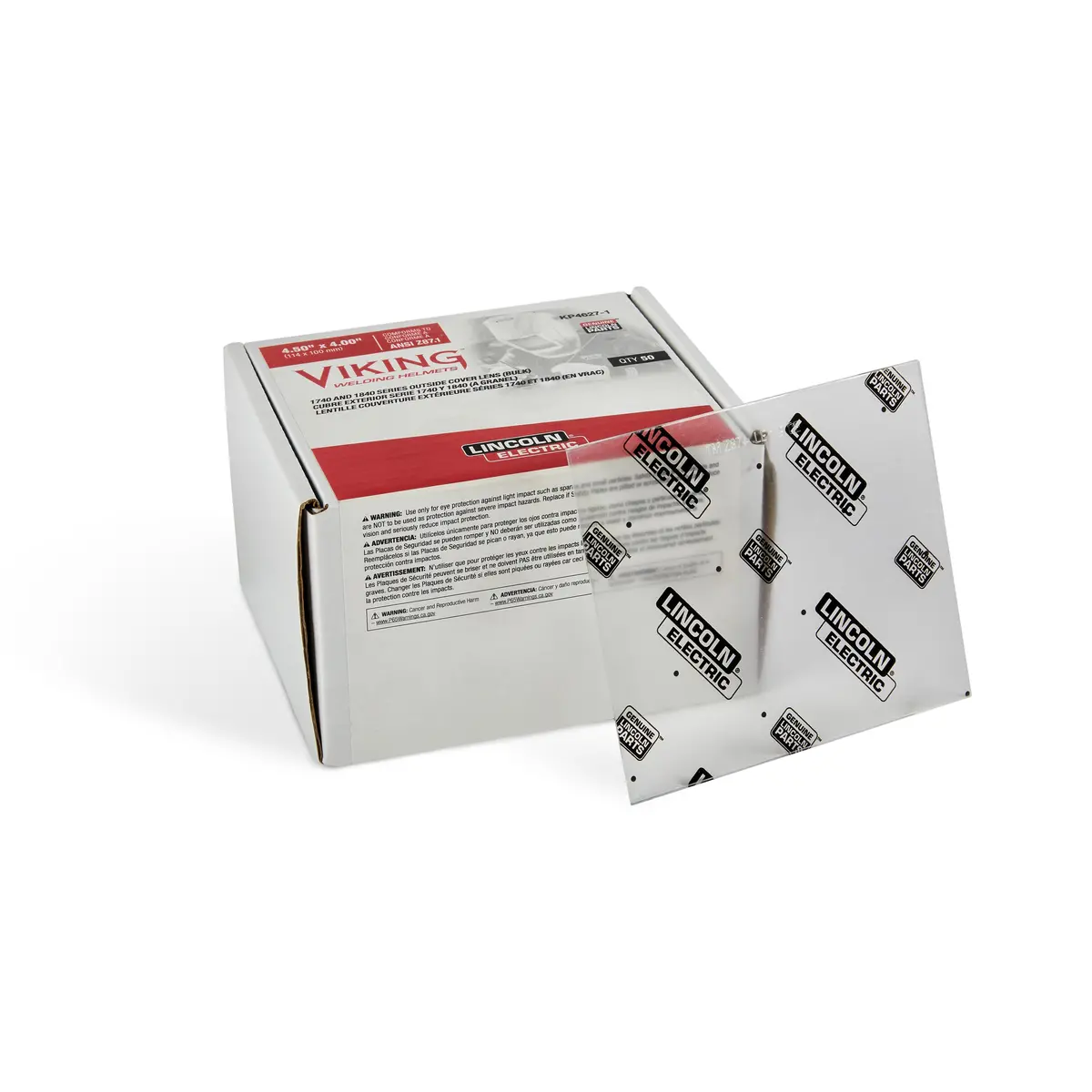 Lincoln Viking 1740 / 1840 Outside Lenses, Bulk Pack Of 50 - Kp4627-1 1
