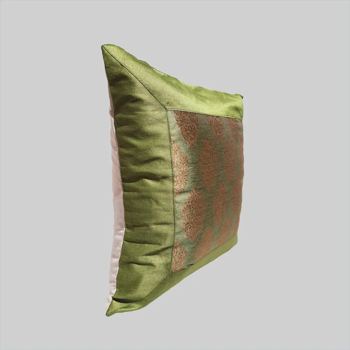 Brocade Cushion Cover 16 X 16 In (Assorted Colour & Design) 2