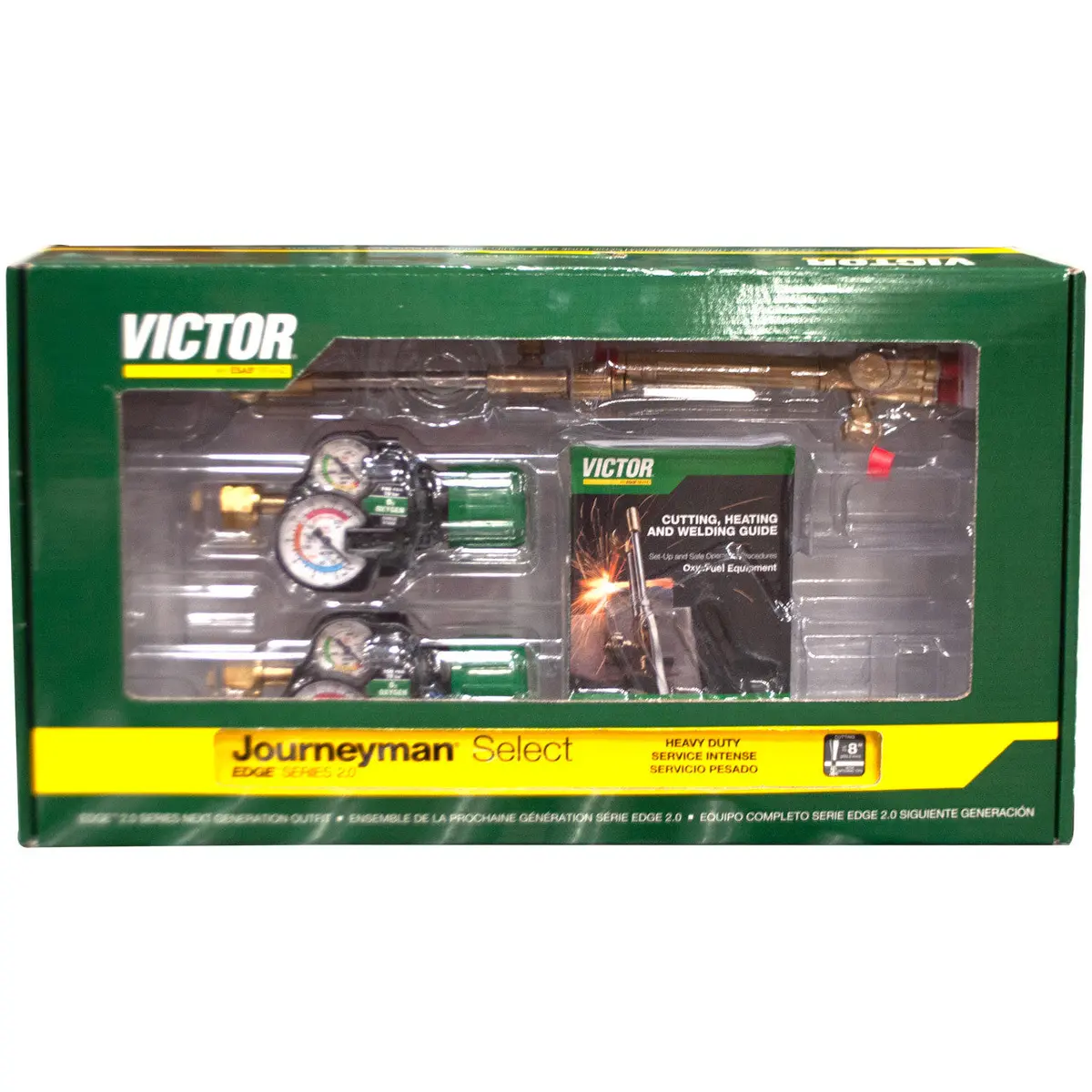 Victor Journeyman Select 540/540 Edge 2.0, Ca 2460 Oxygen Cutting Torch Outfit - 0384-2086 1