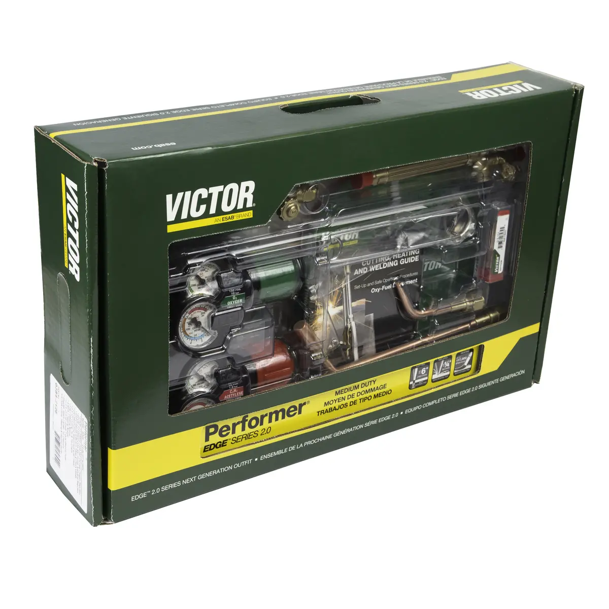Victor Performer Kit 540/510 Edge 2.0 Md (Acetylene) Cga 510 - 0384-2125 2