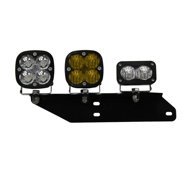 Baja Designs 17-18 F-150 Raptor Fog Light & Sportsmen Fog Pocket Kit - Amber 1