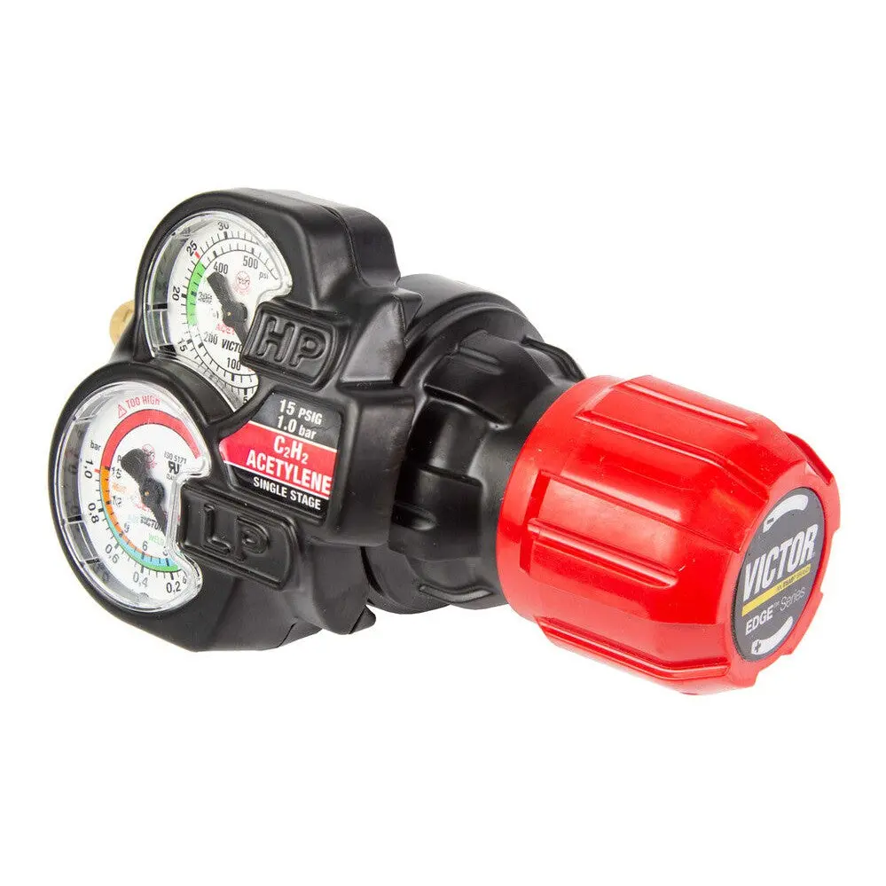 Victor Edge 2.0 Ess32-15-300 S/S Acetylene Regulator - 0781-3629 2