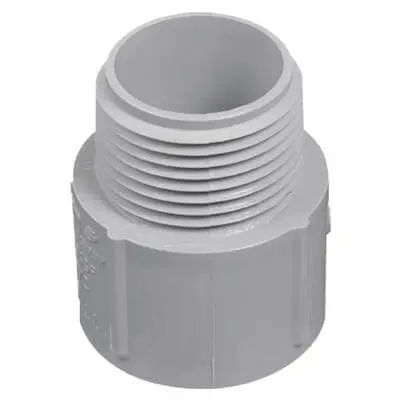 1" Pvc Male Adapter For Vianti Falls Spillway - Connects To Flexible Pvc Pipe 1
