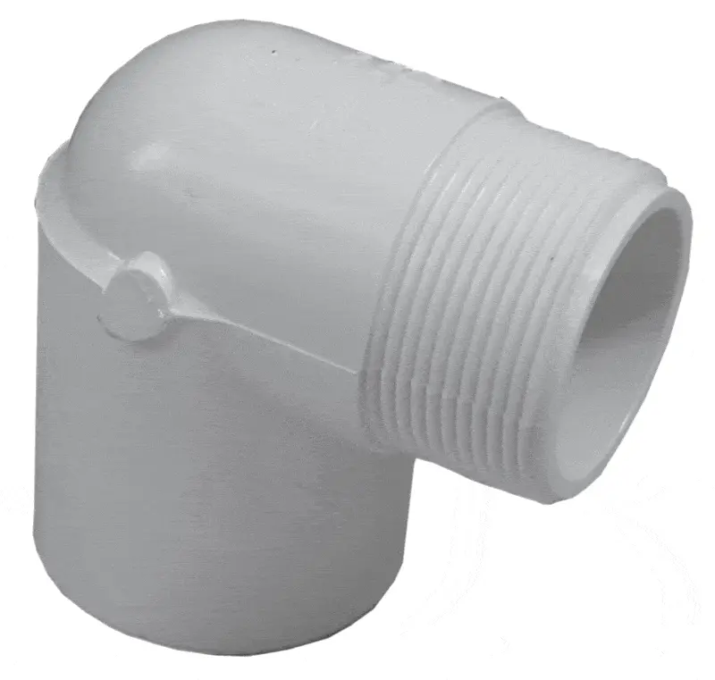 1 Inch Pvc Street Elbow Fitting For Vianti Falls Spillway Connection - Mpt X Slip 1