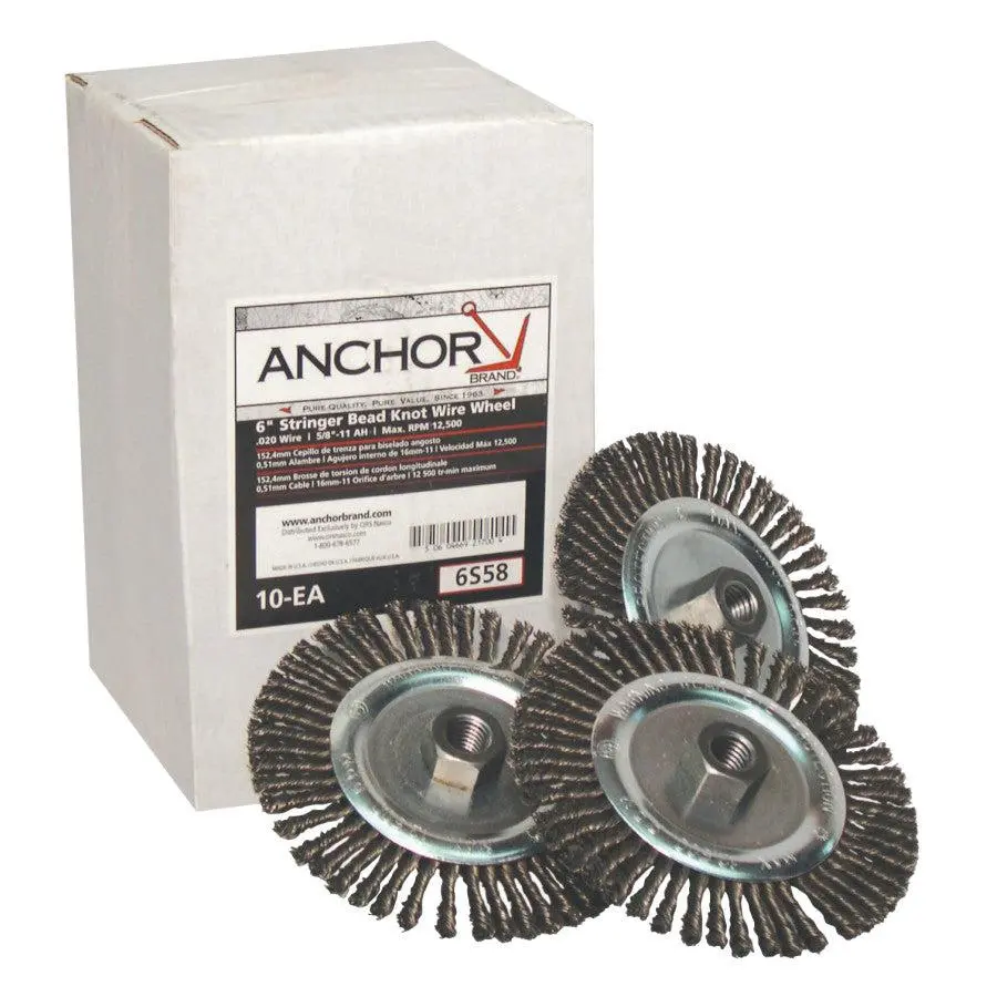Best Welds 6" Stringer Bead Wheel Brush - 6S58 1