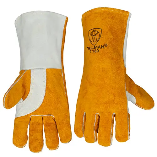 Tillman Brown Cowhide Welding Gloves - 1150 1