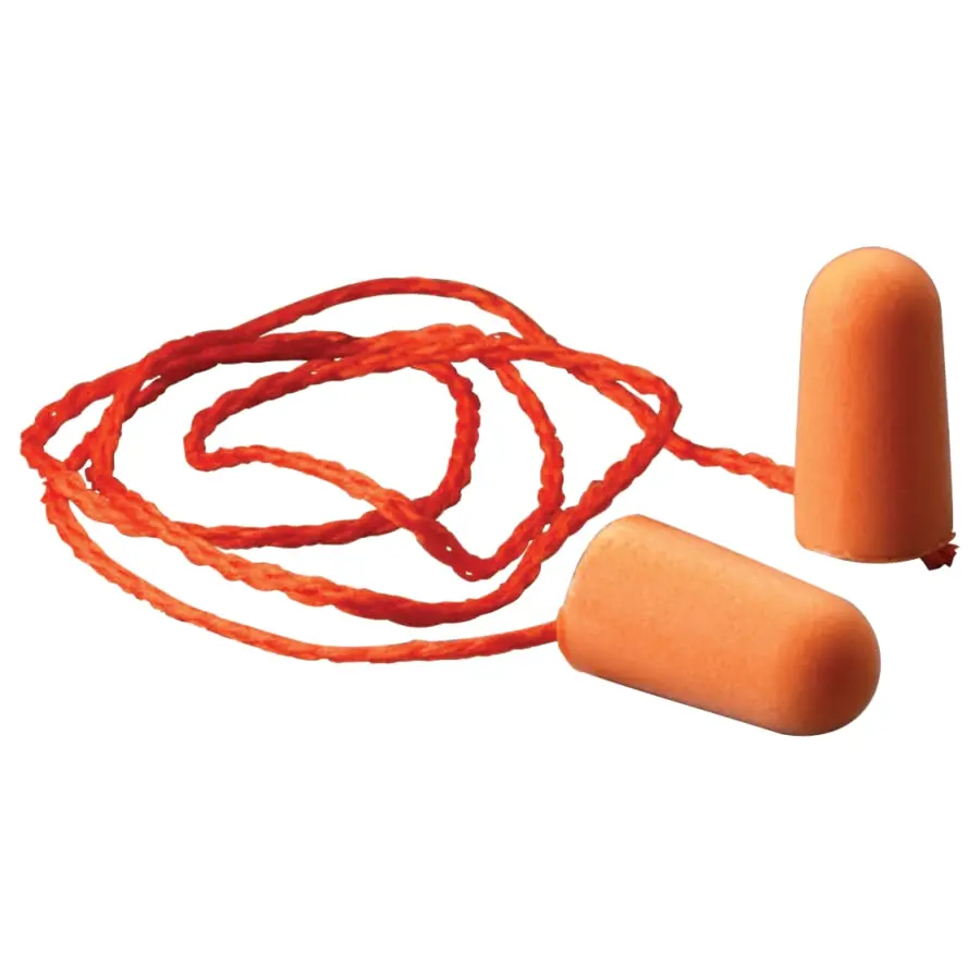 3M Corded Foam Earplugs, 100/Pk - 1110 1