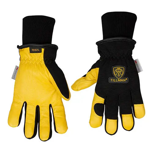 Tillman Insulated Top Grain Leather Work Gloves, Deerskin - 1592 1