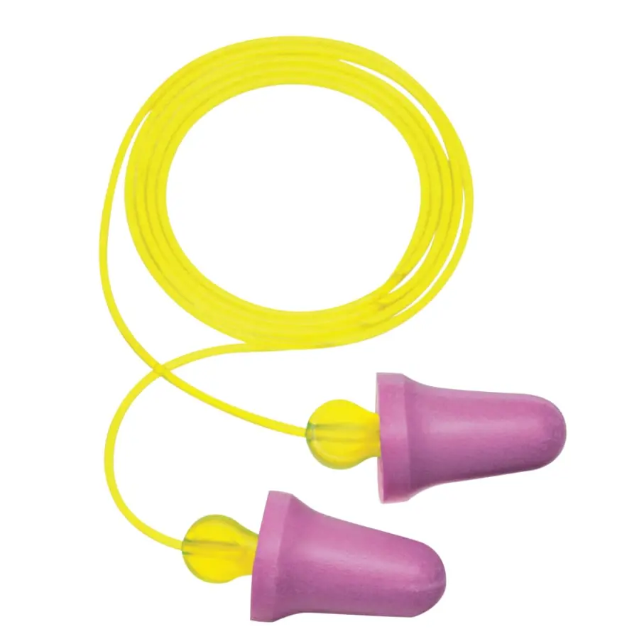 3M Peltor No-Touch Corded Foam Earplugs, 100/Pk - P2001 1