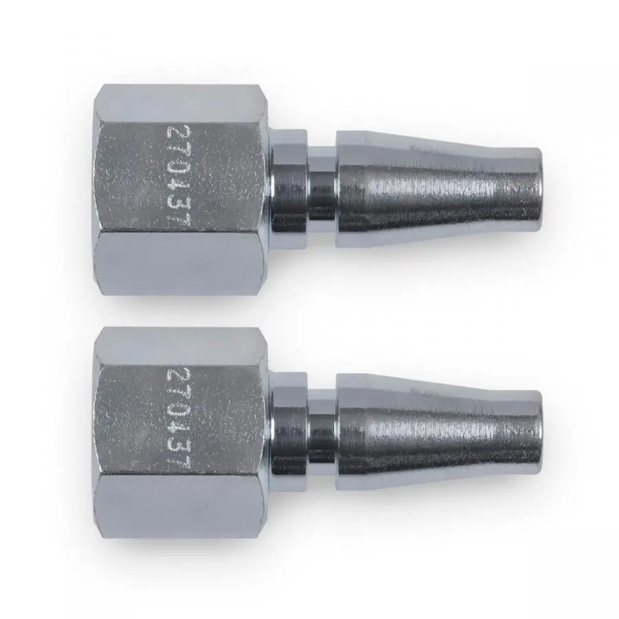 Miller 1/4" Hose Plug Schrader Fitting For Sar Hoses 2/Pk - 270437 1