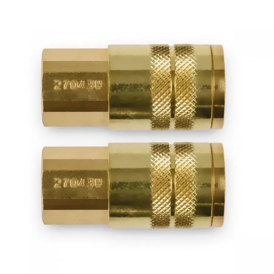Miller 1/4" Hose Socket Industrial Interchange Fitting For Sar Hoses 2/Pk - 270438 1