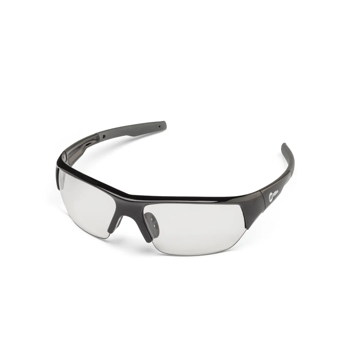 Miller Spatter Black Safety Glasses W/ Clear Lens - 272191 2