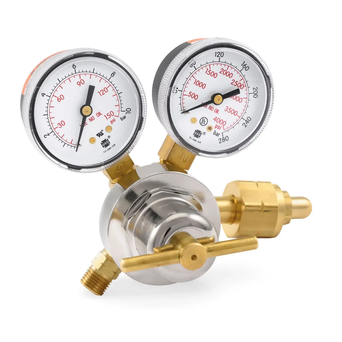 Smith 30 Series Hydrogen/Methane Regulator, 100 Psi - 30-100-350 1