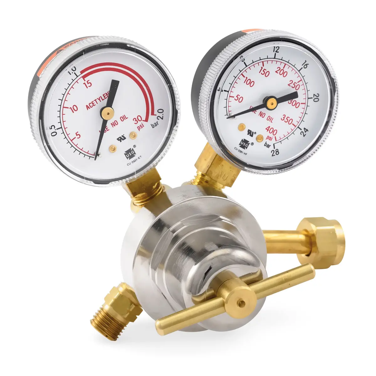Smith Medium Duty Acetylene Regulator, 0-15 Psig - 30-15-200 1
