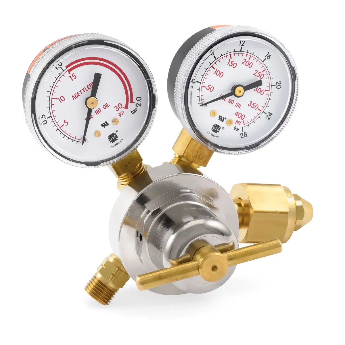 Smith Medium Duty Acetylene Regulator, 0-15 Psig - 30-15-300 1