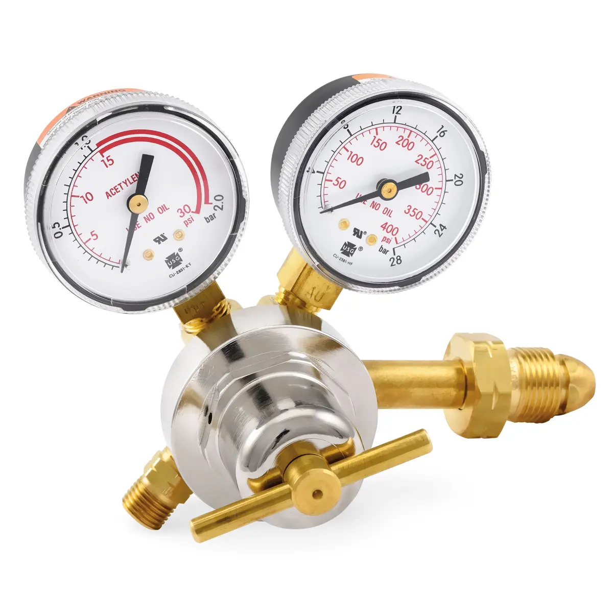 Smith Medium Duty Acetylene Regulator, 0-15 Psig - 30-15-510 1