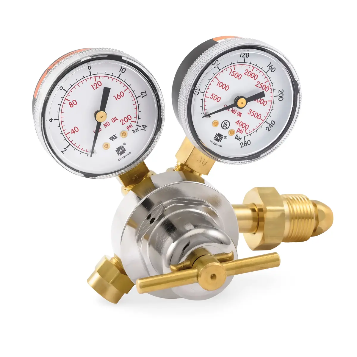 Smith 30 Series Argon/Nitrogen Regulator, 150 Psi - 30-150-580 1