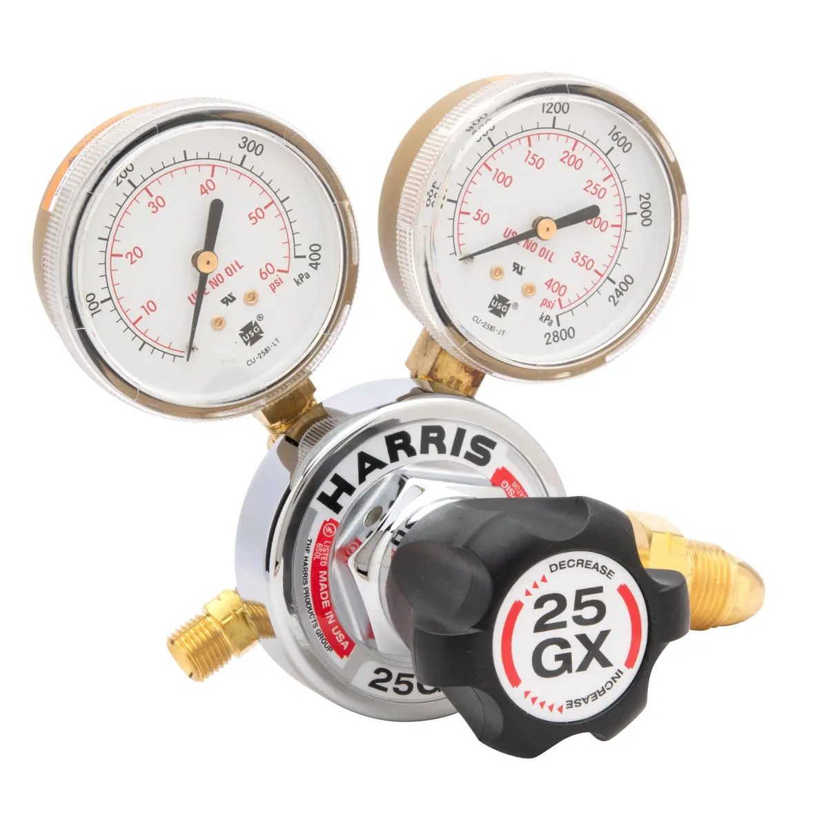Harris 25Gx Med/Heavy Duty Propane Regulator - 3000450 1