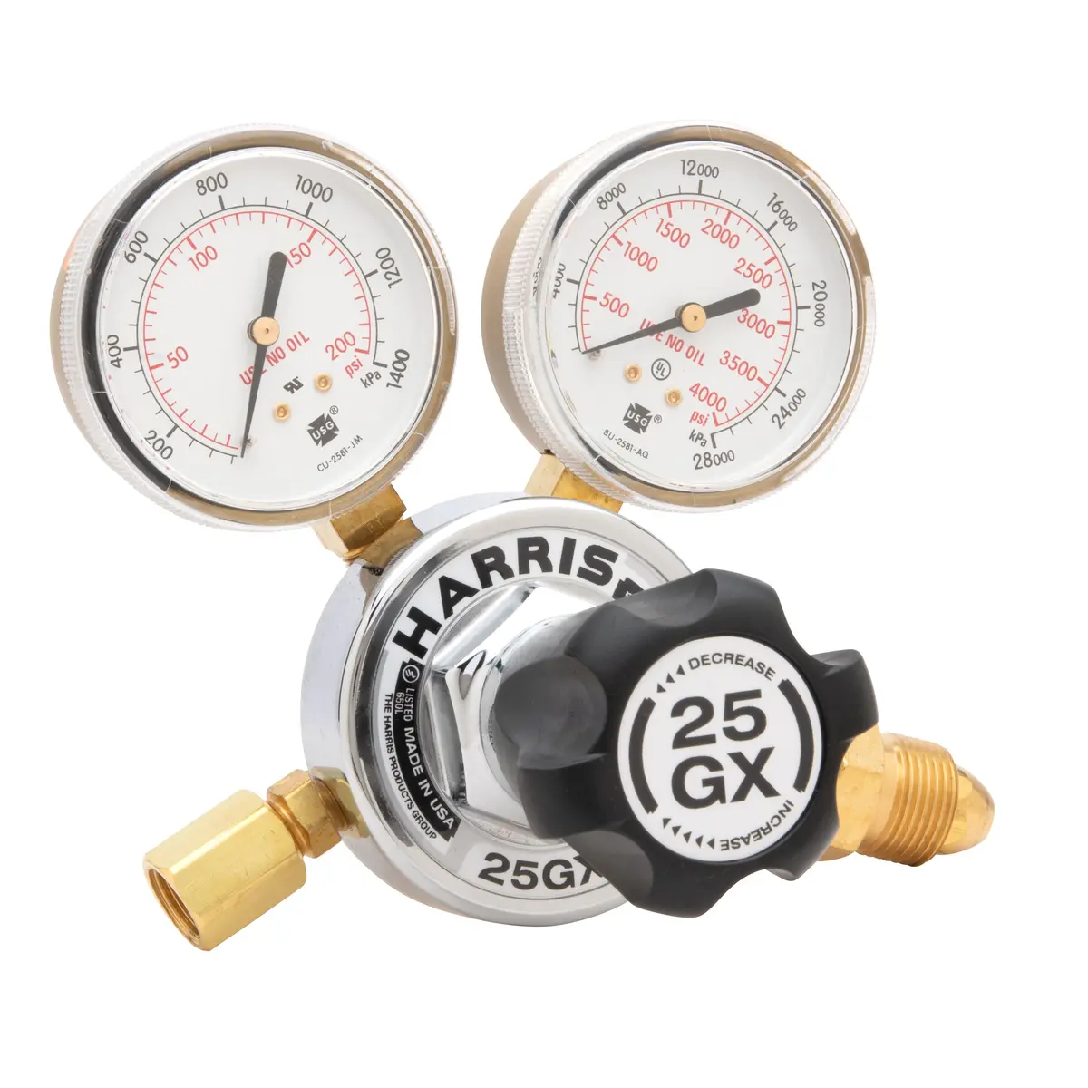 Harris 25Gx Med/Heavy Duty Inert Regulator - 3000540 1