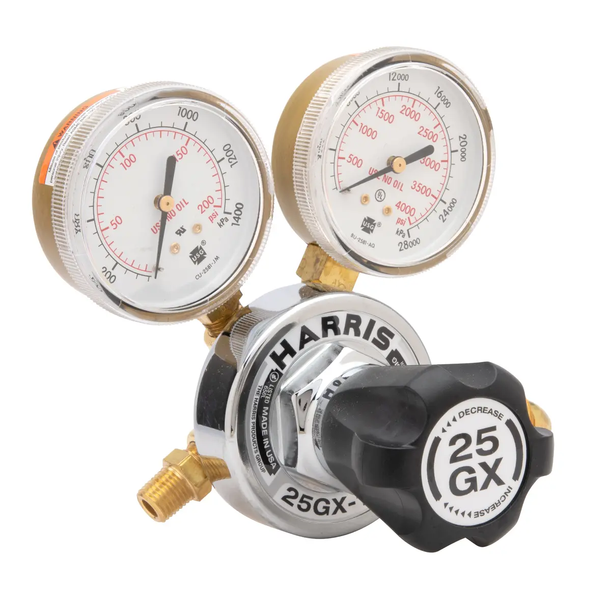 Harris 25Gx Med/Heavy Duty Industrial Air Regulator - 3000550 1