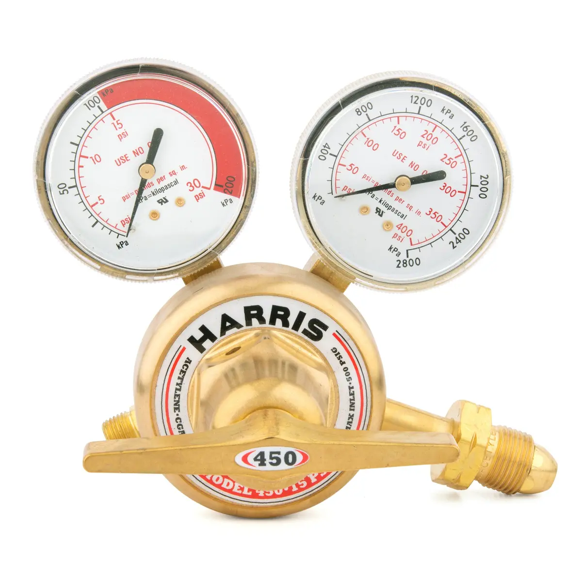 Harris 450-015-510 Heavy Duty Acetylene Regulator - 3002494 1