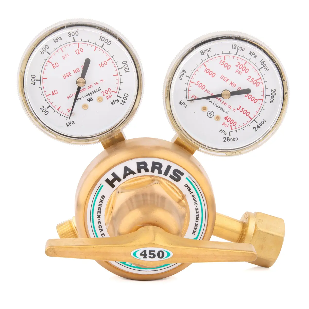 Harris 450-125-540 Heavy Duty Oxygen Regulator - 3002497 1