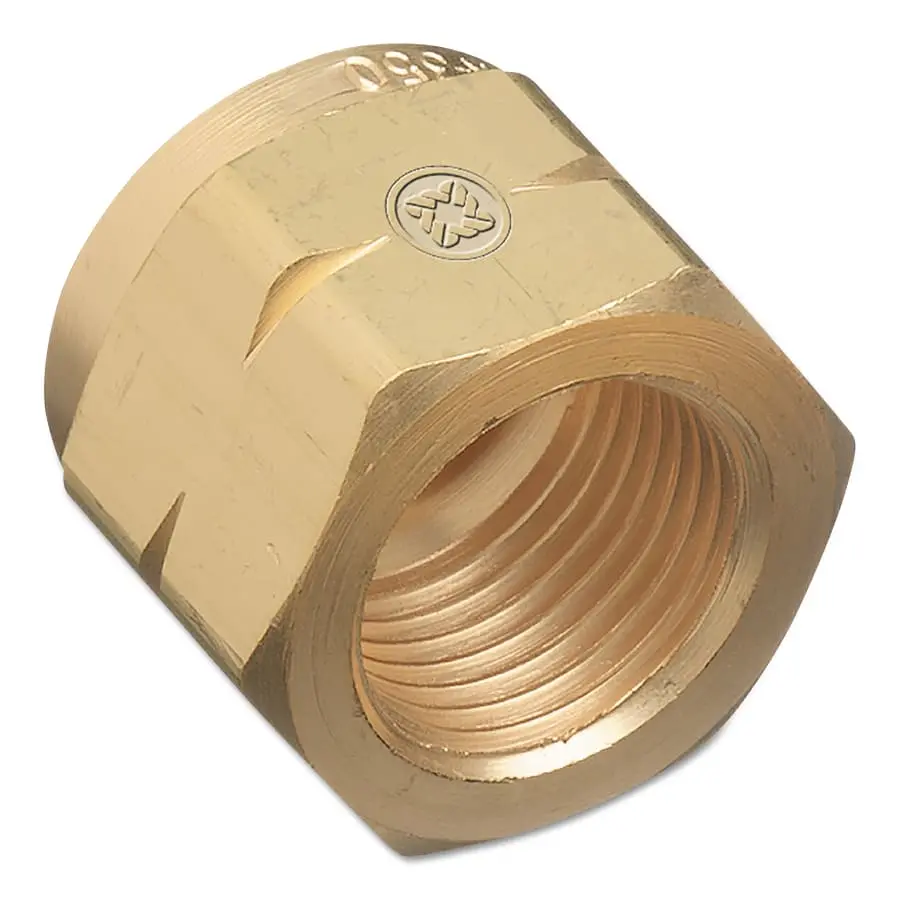 Western Regulator Inlet Nuts, Hydrogen; Natural Gas, Plastic, Cga-350 - 682P 1