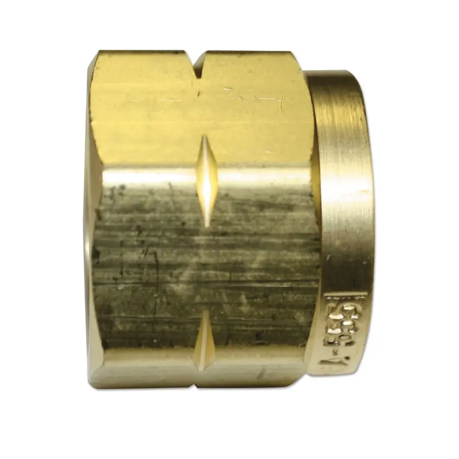 Western Brass Nut: .908"-14 Ngo, Lh Fm, Butane, Propane Cga-555 - 72 1