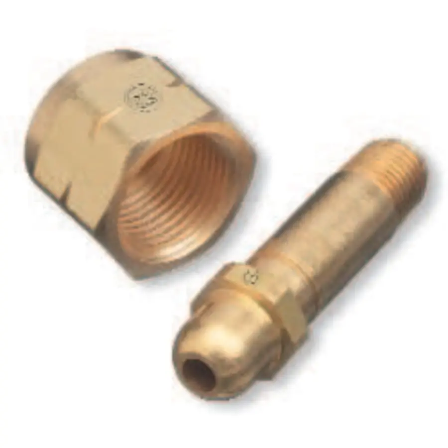 Western Regulator Inlet Nipple, Butane; Propane, 1/4" (Npt), 2 1/2", Cga-555 - 76 1