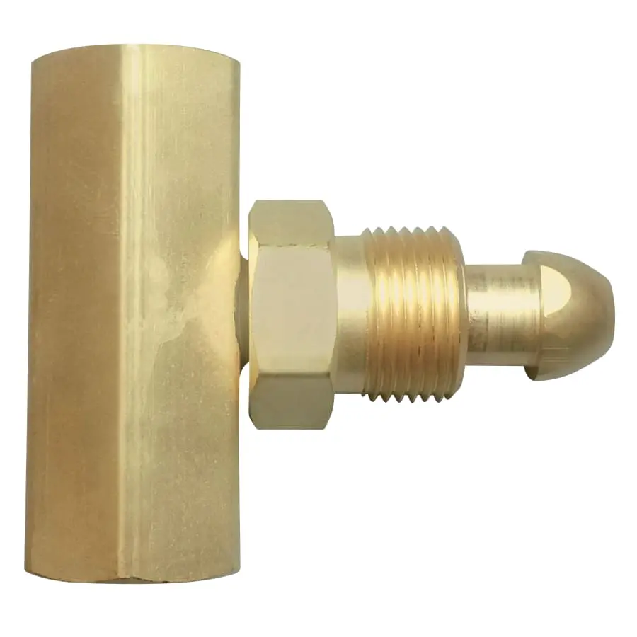 Western Manifold Brass Coupler Tee, Argon/Helium/Nitrogen - 312-T-92 1