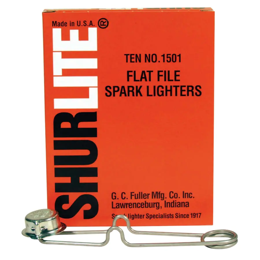 G.C. Fuller Flat Spark Lighter (10Pk) - 1501 1