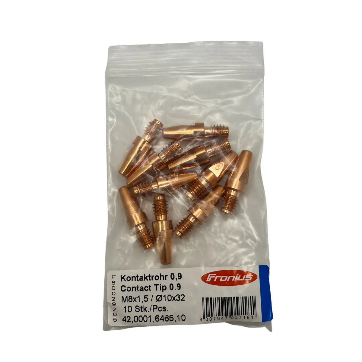 Fronius Steel Mtg 320I Contact Tip .035", 10/Pk - 42,0001,6465,10 1