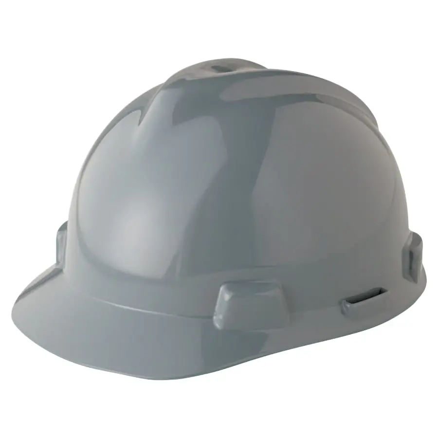 Msa V-Gard Slotted Hard Hat W/ Fas-Trac Suspension - 475364 1
