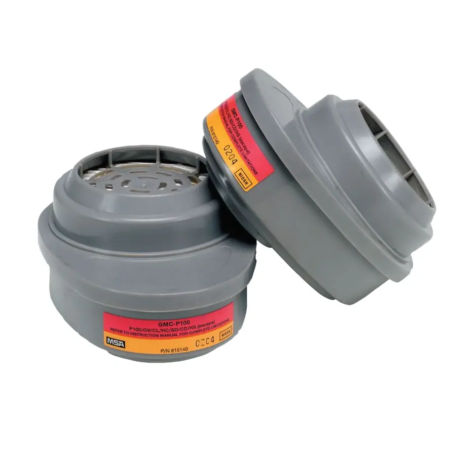 Msa Advantage Respirator Cartridge, Ov/Acid Gas, Gmc, 2/Pk - 815364 1