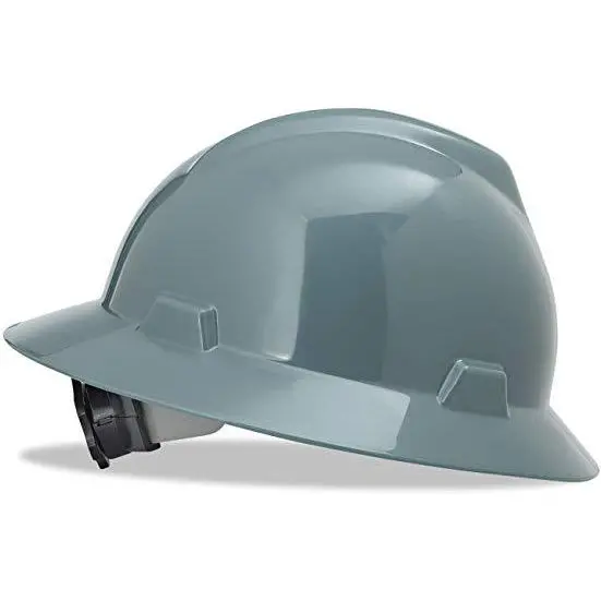 Msa V-Gard Brimmed Hard Hat W/ Fas-Trac Iii Suspension, Non-Slotted - 475367 1