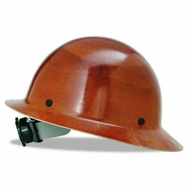 Msa Skullgard Full Brim Hard Hat W/ Fas-Trac Iii Suspension - 475407 1