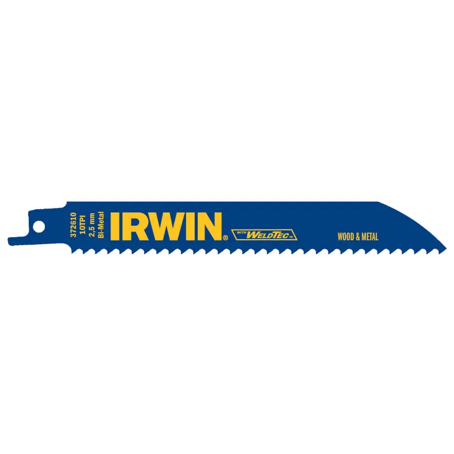 Irwin Reciprocating Saw Blade, 6" X 3/4", 25/Pk - 372610 1