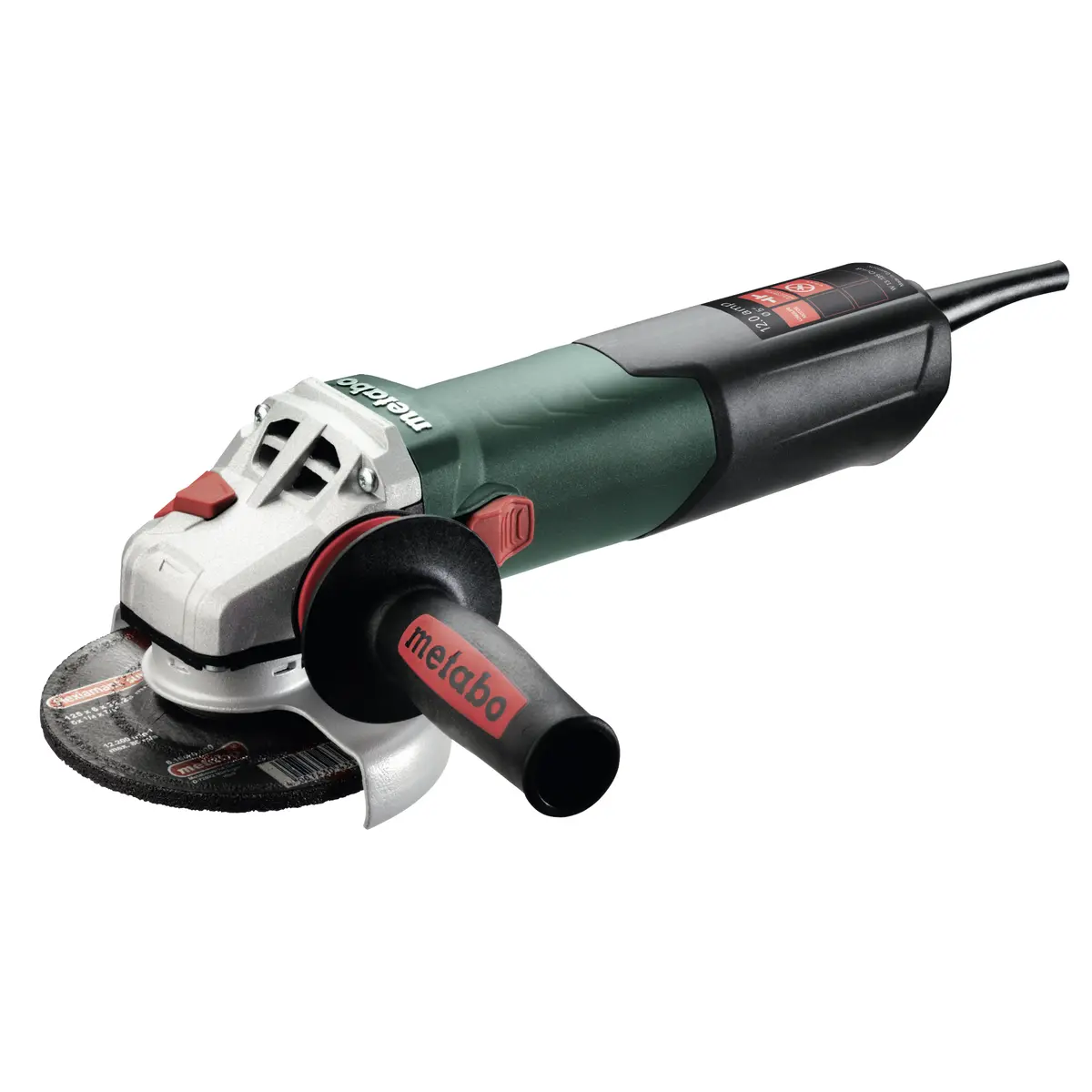Metabo W 13-125 Quick 4.5"-5" Angle Grinder W/ Lock-On - 603627420 1