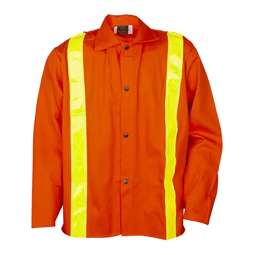 Tillman 9Oz 30" Hi-Vis Orange Fr Jacket W Reflective Stripes - 6230Drt 1