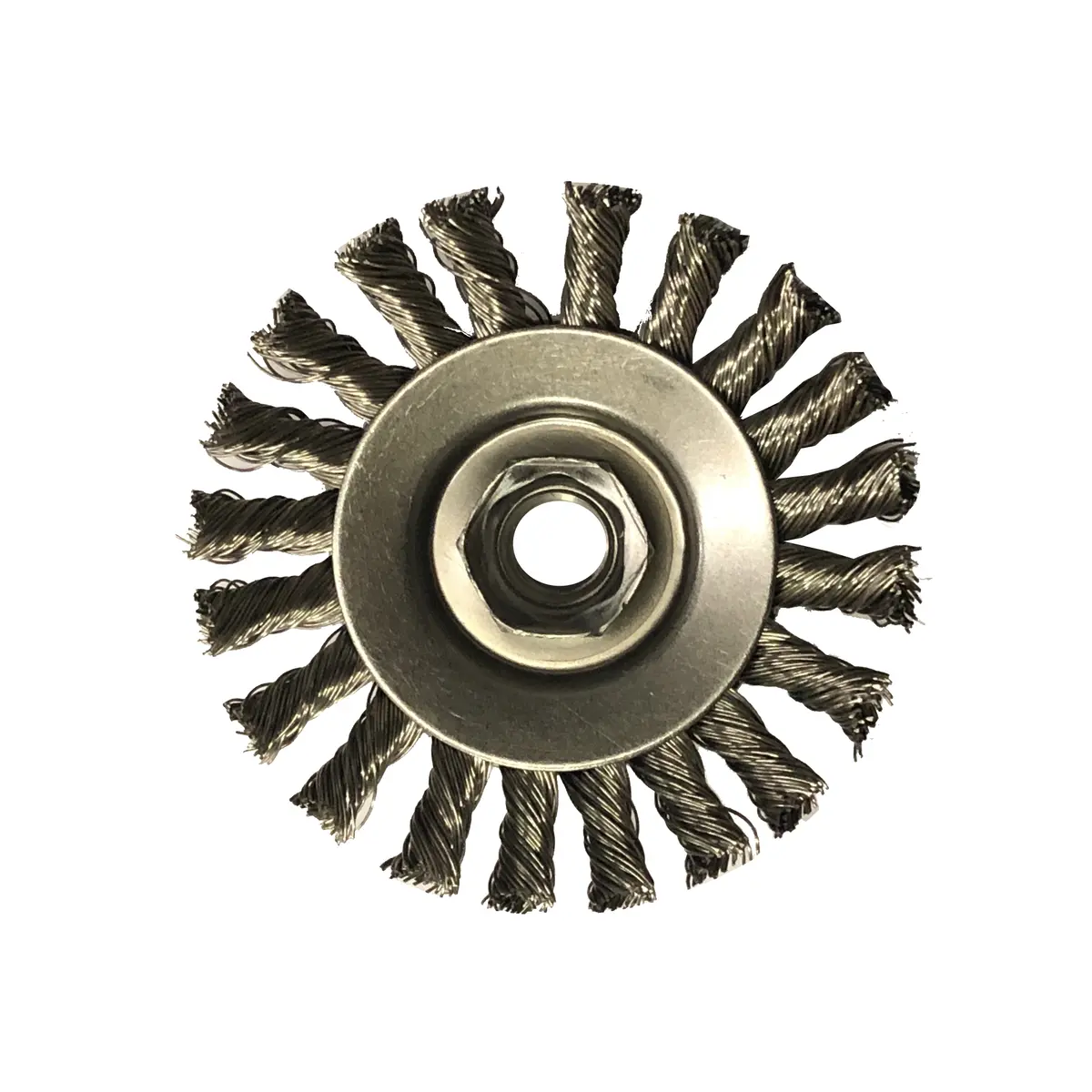 Metabo Wire Wheel Brush, 4" X 3/8", 5/8-11" 1