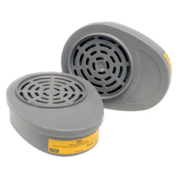 Msa Advantage Respirator Cartridge, Ov/Acid Gas, Gmc, 2/Pk - 815357 1