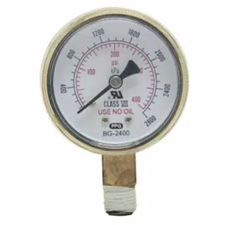 Best Welds Replacement Gauge - 2-1/2" X 400Psi - B25400 1