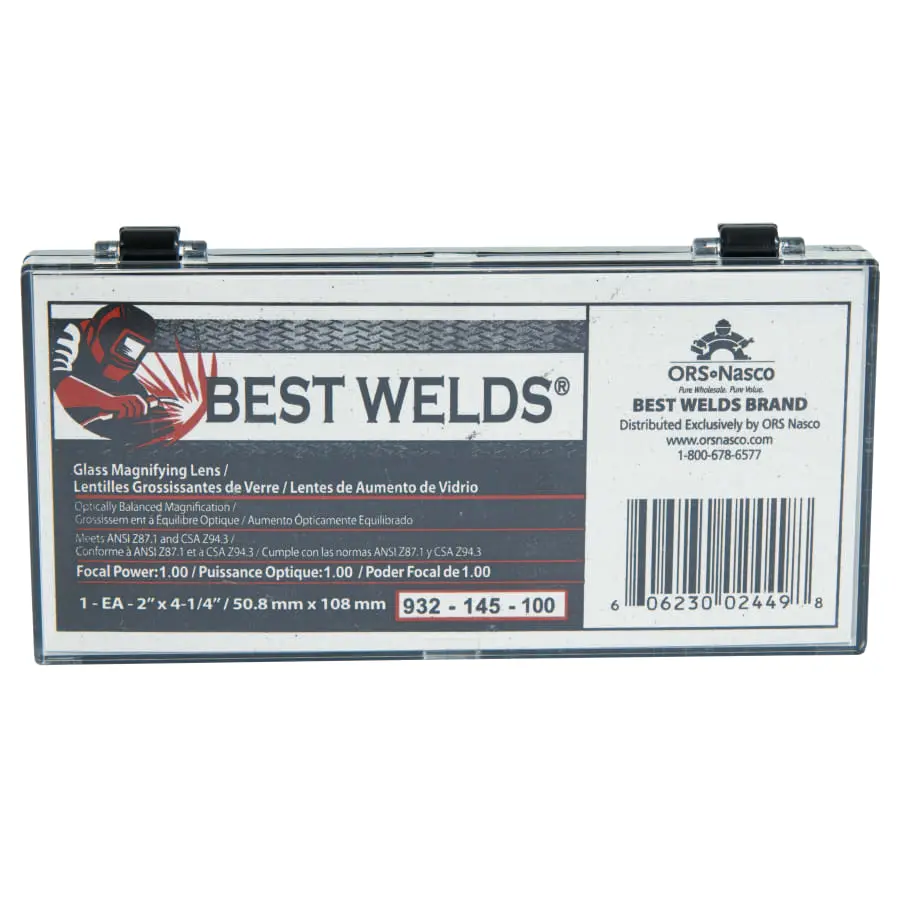 Best Welds 2 X 4-1/4 Glass Magnifier Lenses - 932-145 1