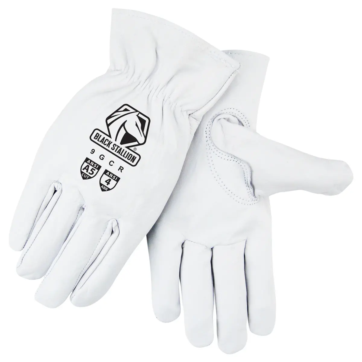 Black Stallion A5 Cut-Resistant Grain Goatskin Drivers Glove - 9Gcr 1