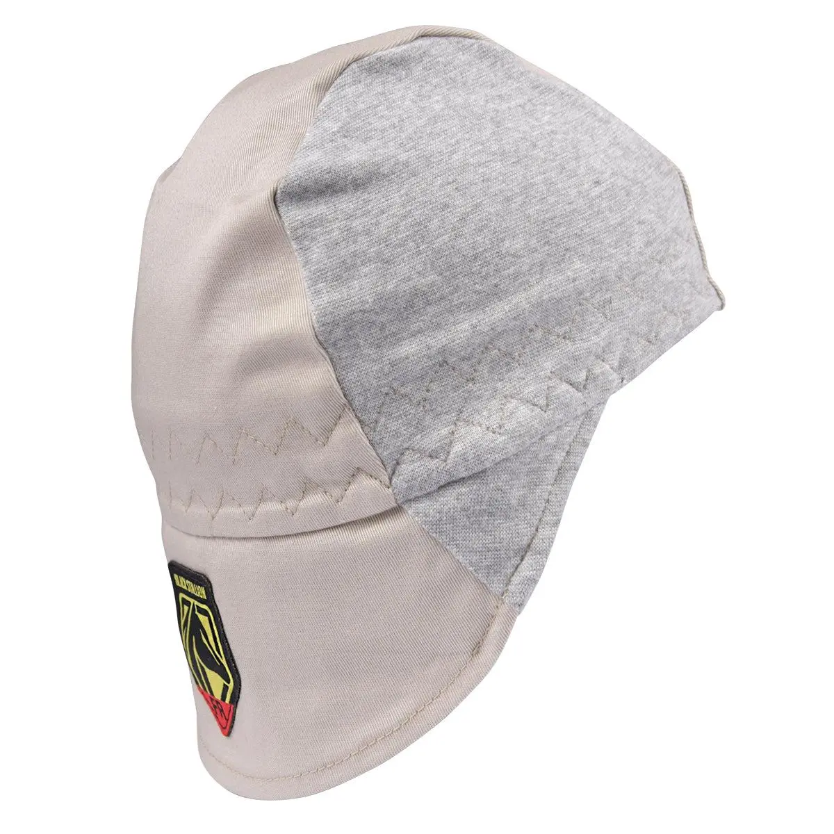 Black Stallion Gray Fr Cotton Welding Cap With Hidden Bill Extension - Ah1630-Gs 1