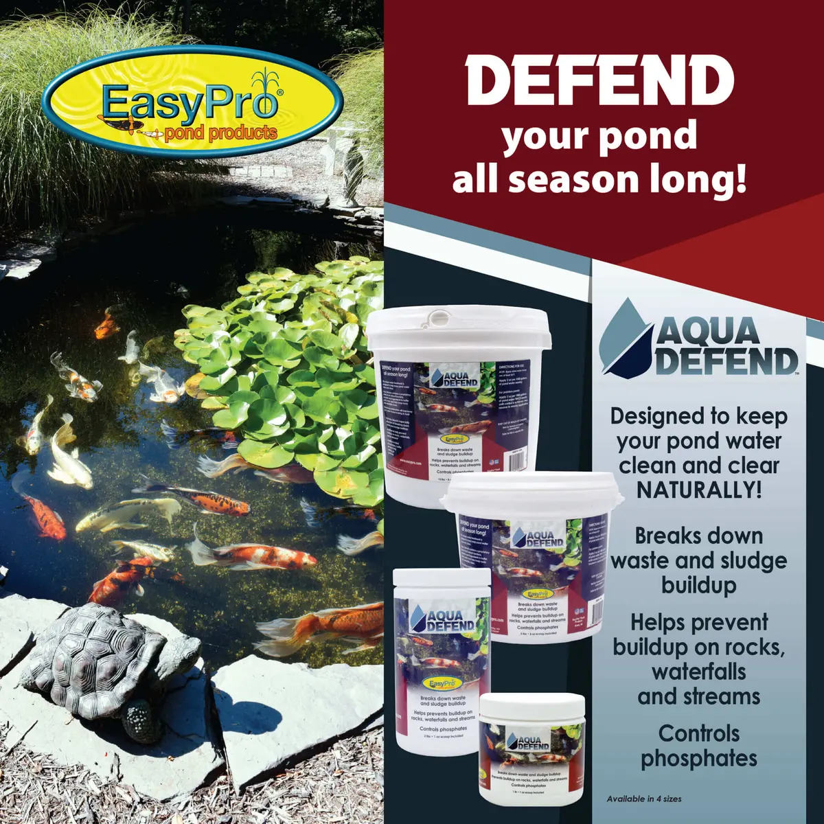 Aqua Defend™ All-Natural Pond Water Treatment 4